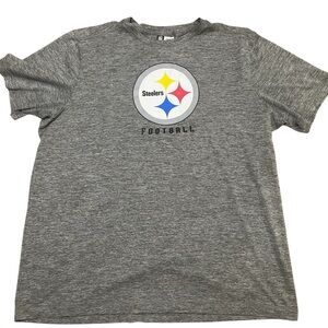 Steelers Gray Short Sleeve Tee